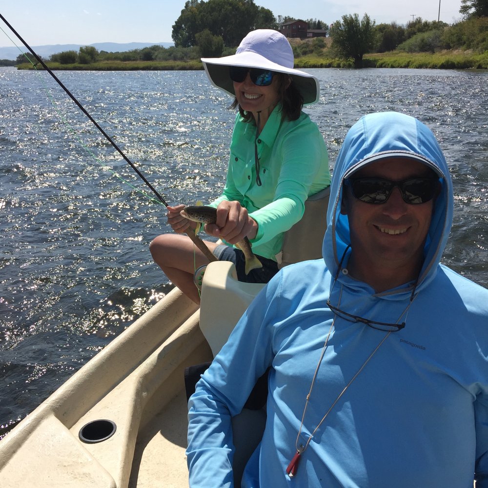 Morrison Guide Service - Outfitter Jim Morrison and my wife Alison. - Fishing Near Me Morrison Guide Service - Outfitter Jim Morrison and my wife Alison. - Fishing Near Me