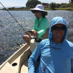 Morrison Guide Service - Outfitter Jim Morrison and my wife Alison.