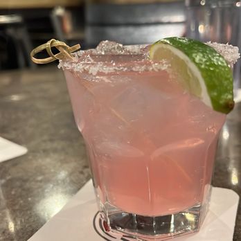 Dewey Destin's Harborside - Prickly pear margarita - Seafood Near Me - Destin, Florida