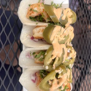 Battle Street Bistro - Grilled shrimp taco on a jicama taco shell - Breakfast & Brunch Near Me - Manassas, Virginia Battle Street Bistro - Grilled shrimp taco on a jicama taco shell - Breakfast & Brunch Near Me - Manassas, Virginia