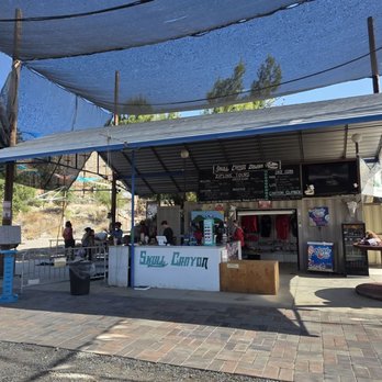 Skull Canyon Ziplines - Counter waiting area - Challenge Courses Near Me - Corona, California
