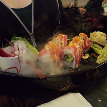 QQ Sushi & Kitchen - Pink mountain sushi! On a nice boat! - Sushi Bars Near Me - Spokane, Washington QQ Sushi & Kitchen - Pink mountain sushi! On a nice boat! - Sushi Bars Near Me - Spokane, Washington