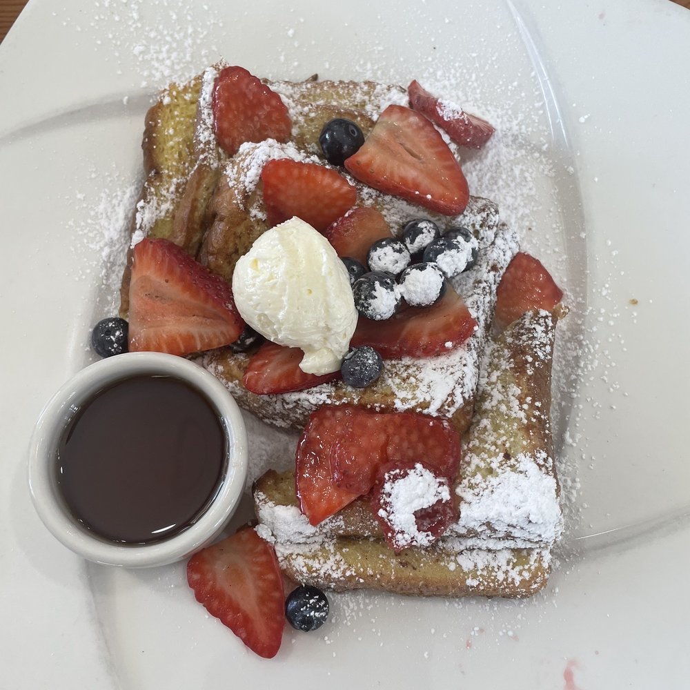 French toast with fruit French toast with fruit