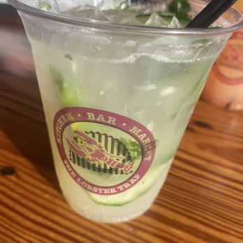 The Lobster Trap - Ghost tequila, cucumber, cilantro margarita - Seafood Near Me - Bourne, Massachusetts The Lobster Trap - Ghost tequila, cucumber, cilantro margarita - Seafood Near Me - Bourne, Massachusetts