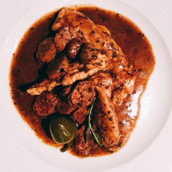 Sotto Sotto - Pollo e salsiccia: chicken strips and sausage in a white wine, garlic, rosemary and aged balsamic vinegar reduction. - Italian Near Me - Bath, BAS