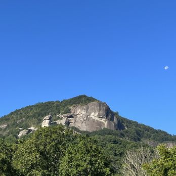 Carter Lodge - Chimney Rock view from balcony - Hotels Near Me - Chimney Rock, North Carolina