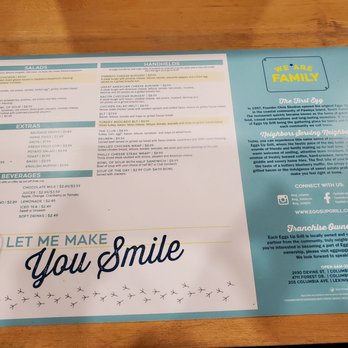 Eggs Up Grill - Menu - Breakfast & Brunch Near Me - Columbia, South Carolina Eggs Up Grill - Menu - Breakfast & Brunch Near Me - Columbia, South Carolina