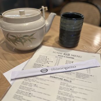 Shimogamo - Menu - Japanese Near Me - Gilbert, Arizona