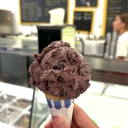 Yum Yums Ice Cream - 1 scoop (kiddie size) of black raspberry blast