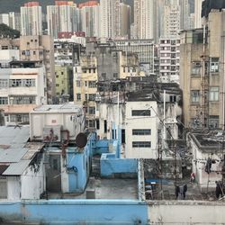 北河街街市及熟食中心 - Note the rooftop trees and TV antennas