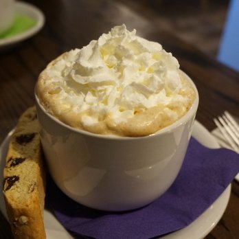 Egg Plantation - White Chocolate Mocha with Chocolate Chip Biscotti - Breakfast & Brunch Near Me - Newhall, California