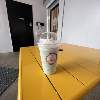 B.CANDY - Chocolate chip mint shake (the best I have ever had) - Candy Stores Near Me - Corona Del Mar, California B.CANDY - Chocolate chip mint shake (the best I have ever had) - Candy Stores Near Me - Corona Del Mar, California