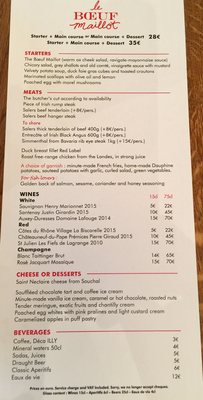 Menu photo 3 Le Boeuf Maillot Paris, 75 Menu photo 3 Le Boeuf Maillot Paris, 75