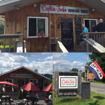Captain Jack's Roadside Shack - Front view- all outdoor dining - Seafood Near Me - Easthampton, Massachusetts