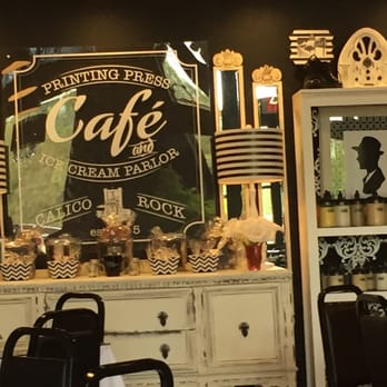 Printing Press Cafe - a display of coffee and pastries - Ice Cream & Frozen Yogurt Near Me - Calico Rock, Arkansas