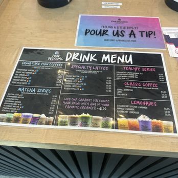 Pour Decisions Craft - Menu - Coffee & Tea Near Me - Fremont, California