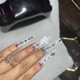 Not polish in milky white