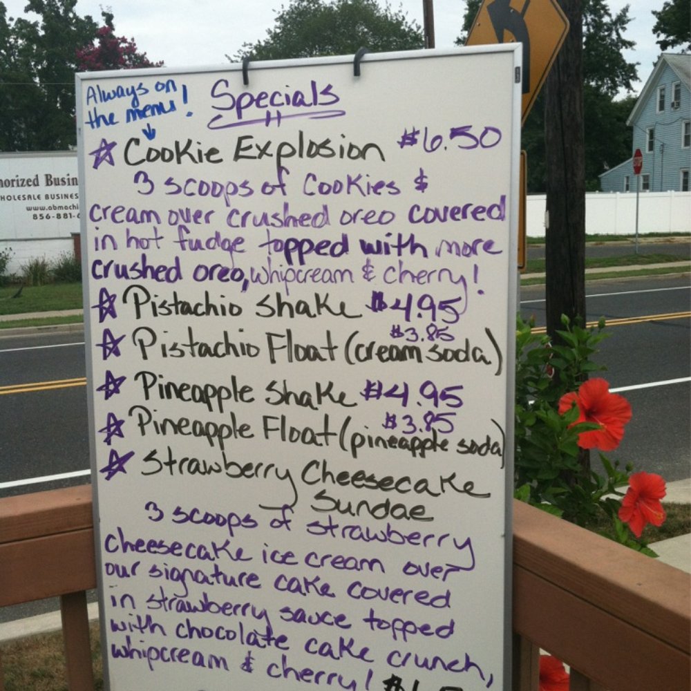 Elmer Twist - a menu for a restaurant - Ice Cream & Frozen Yogurt Near Me - Elmer, New Jersey Elmer Twist - a menu for a restaurant - Ice Cream & Frozen Yogurt Near Me - Elmer, New Jersey