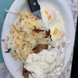 Johnny J's Diner - Country Chicken Fried Steak & Eggs