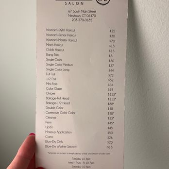 Studio R Salon - Pricing - Cosmetology Schools Near Me - Newtown, Connecticut Studio R Salon - Pricing - Cosmetology Schools Near Me - Newtown, Connecticut