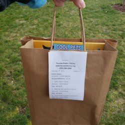 Tacoma Public Library-Wheelock - Easy pick up for books to go.