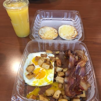 Turning Point - Egg breakfast with bacon, potatoes, english muffin and freshly squeezed orange juice. - Breakfast & Brunch Near Me - Manalapan, New Jersey Turning Point - Egg breakfast with bacon, potatoes, english muffin and freshly squeezed orange juice. - Breakfast & Brunch Near Me - Manalapan, New Jersey