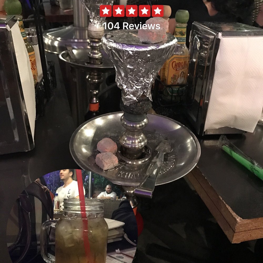 The Atmosphere - Hookah! Coconut coals - Mediterranean Near Me - Glendale, California The Atmosphere - Hookah! Coconut coals - Mediterranean Near Me - Glendale, California