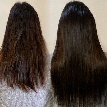 The Salty Crown Salon - ONLY 2 wefts in the back! They matched & blended so nicely, that I didnt even need a haircut. Amazing - Hair Stylists Near Me - Encinitas, California The Salty Crown Salon - ONLY 2 wefts in the back! They matched & blended so nicely, that I didnt even need a haircut. Amazing - Hair Stylists Near Me - Encinitas, California