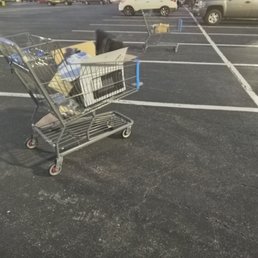 Their carts can be found on property not their own . Sometimes full of trash . It's disgusting . Their carts can be found on property not their own . Sometimes full of trash . It's disgusting .