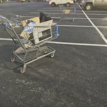 Walmart Supercenter - Their carts can be found on property not their own . Sometimes full of trash . It's disgusting . - Department Stores Near Me - Cartersville, Georgia Walmart Supercenter - Their carts can be found on property not their own . Sometimes full of trash . It's disgusting . - Department Stores Near Me - Cartersville, Georgia