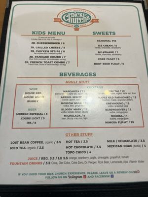 Menu photo 7 Dick Church's Costa Mesa, CA Menu photo 7 Dick Church's Costa Mesa, CA