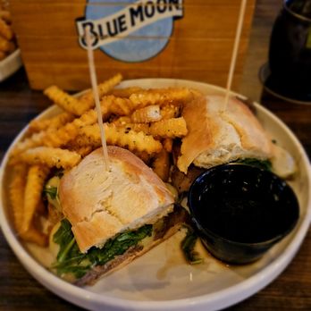 Bevy’s Tavern - French Dip (w/ Parmesan Fries) - Salad Near Me - West Des Moines, Iowa Bevy’s Tavern - French Dip (w/ Parmesan Fries) - Salad Near Me - West Des Moines, Iowa