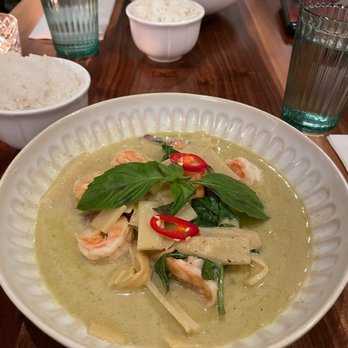 Mitr Thai - Green curry with shrimp - Thai Near Me - New York, New York