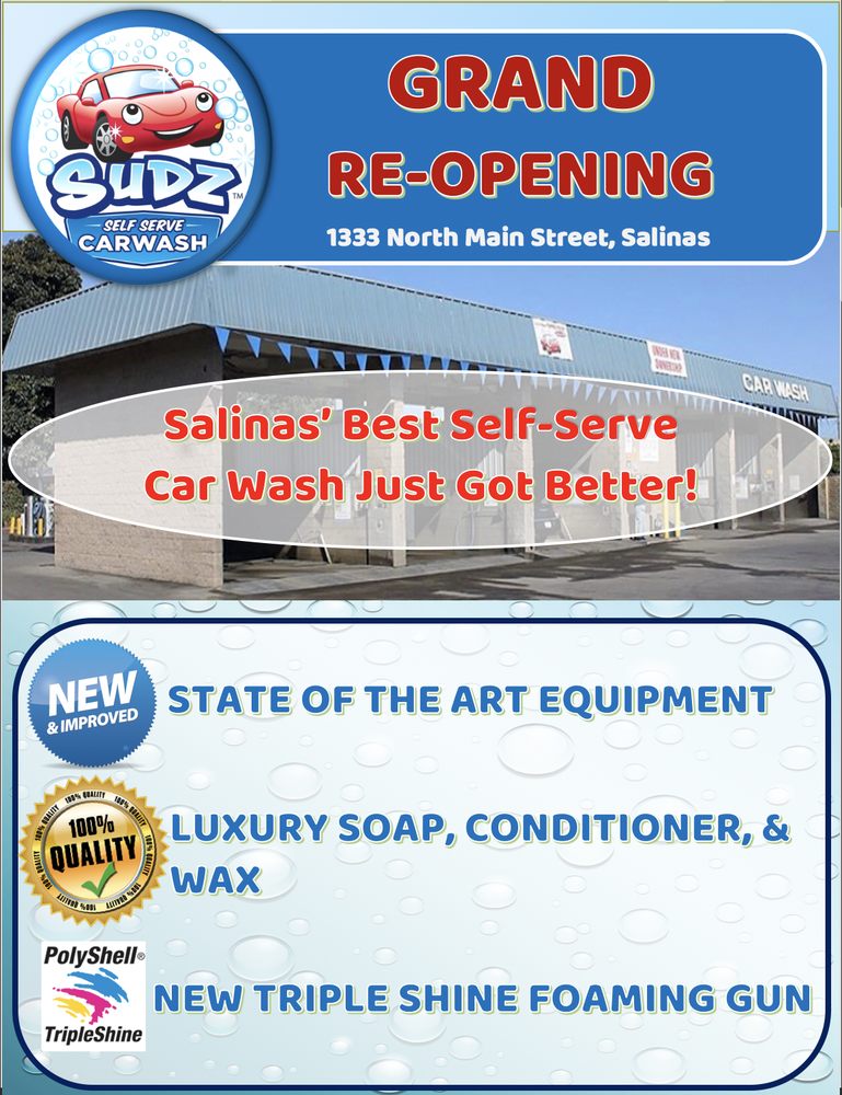 SUDZ CAR WASH 12 Photos & 13 Reviews 1333 N Main St, Salinas
