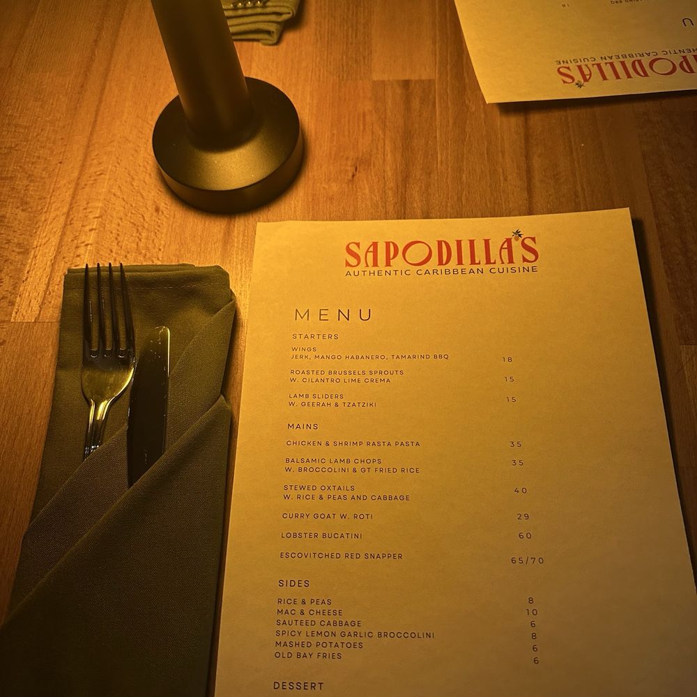 Sapodilla’s - Food menu - Caribbean Near Me - Washington, DC, District of Columbia Sapodilla’s - Food menu - Caribbean Near Me - Washington, DC, District of Columbia