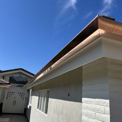 Malibu Gutters - New copper rain gutters