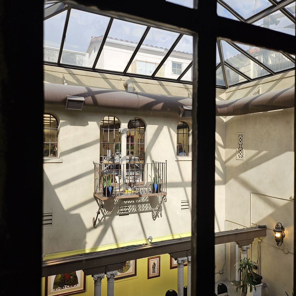 Riverside Art Museum - View of Atrium from 2nd floor - Art Schools Near Me - Riverside, California
