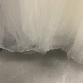 David's Bridal - Dress and hem where holes are - Bridal Near Me - Ft. Myers, Florida David's Bridal - Dress and hem where holes are - Bridal Near Me - Ft. Myers, Florida