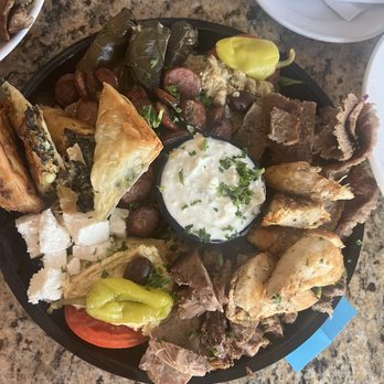 The Greek Corner - Greek combination platter - Greek Near Me - Orlando, Florida The Greek Corner - Greek combination platter - Greek Near Me - Orlando, Florida