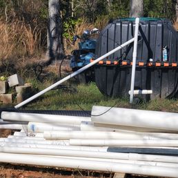 Holding tank that was leaking