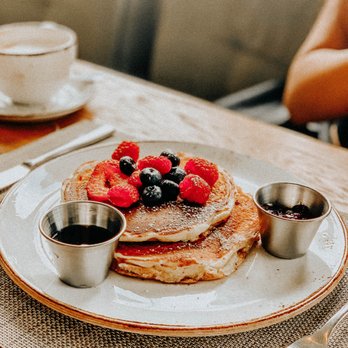 Honey Salt - Pancakes and fruit! - Canadian (New) Near Me - Vancouver, British Columbia Honey Salt - Pancakes and fruit! - Canadian (New) Near Me - Vancouver, British Columbia