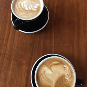 Revolutions Coffee - oat milk latte and coconut milk mocha - Coffee & Tea Near Me - Seattle, Washington