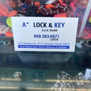 A+ Lock & Key - Keys & Locksmiths Near Me - Honolulu, Hawaii