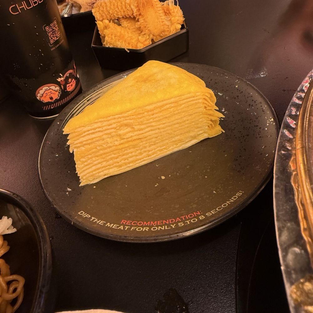 Chubby Cattle - Vanilla crepe cake - Hot Pot Near Me - Novi, Michigan Chubby Cattle - Vanilla crepe cake - Hot Pot Near Me - Novi, Michigan