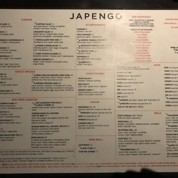 Japengo - Menu November 2019 - Asian Fusion Near Me - Lahaina, Hawaii Japengo - Menu November 2019 - Asian Fusion Near Me - Lahaina, Hawaii