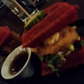 Therapy - Red velvet chicken and waffles - Bars Near Me - Las Vegas, Nevada Therapy - Red velvet chicken and waffles - Bars Near Me - Las Vegas, Nevada