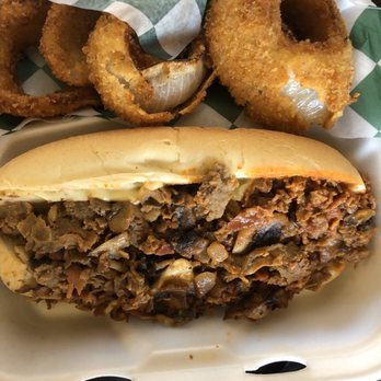 Chartroose Caboose - Super Chief with Onion Rings - Cheesesteaks Near Me - Lenexa, Kansas