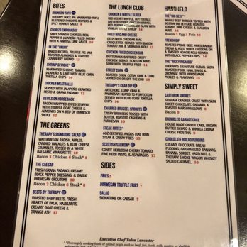 Therapy - Menu - Bars Near Me - Las Vegas, Nevada Therapy - Menu - Bars Near Me - Las Vegas, Nevada