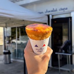 Creme Brulee Crepe - Tiramisu Creme Brulee Crepe - Tiramisu