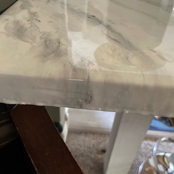 Epoxy Culture - a close up of a marble table top - General Contractors Near Me - Wixom, Michigan